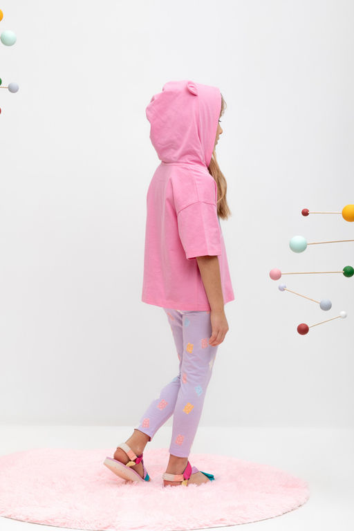 КР 4074/пастельно-лиловый,мишки к459 бриджи для дев - Crockid фото 5