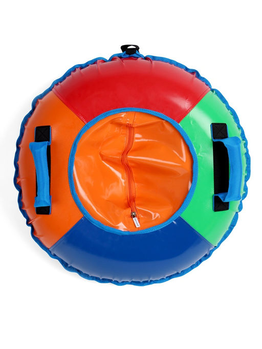 Тюбинг – ватрушка, диаметр чехла 65 см, разноцветная
