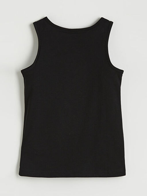 Bisiklet Yaka Bask?l? K?z ?ocuk Atlet