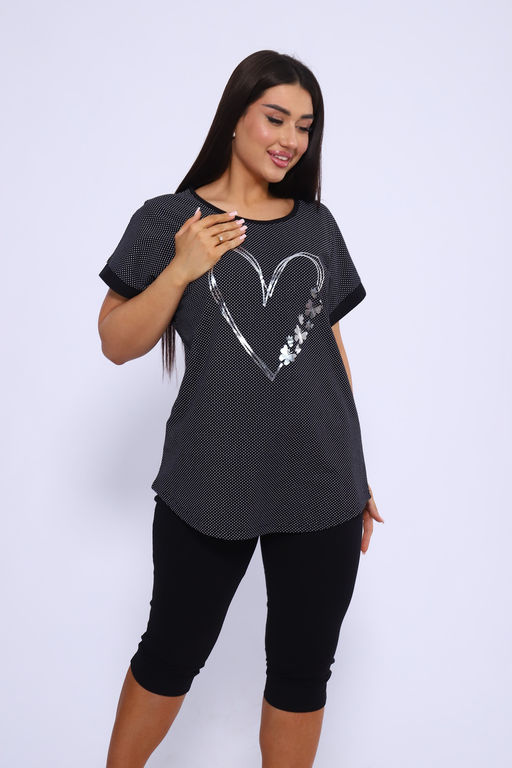 Костюм Modalina 46649 футболка и бриджи хлопок  фото 7