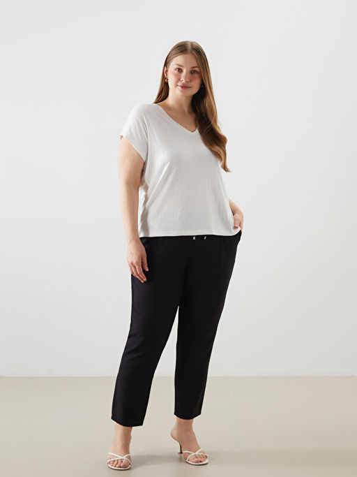 Beli Lastikli Havu? Kesim Kad?n Pantolon