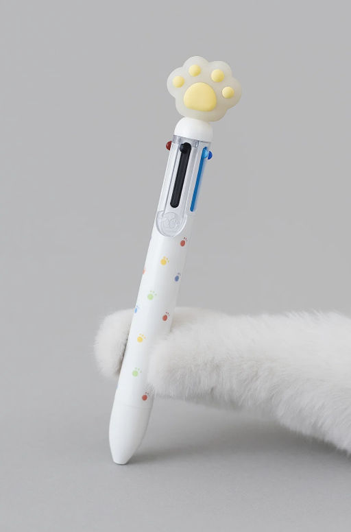 Разноцветная ручка 6 в 1 "Жёлтая лапка"