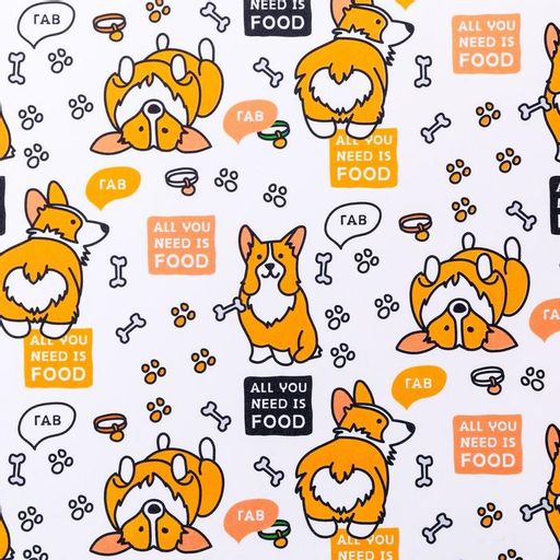 Коврик под миску All you need is food 43х28 см - Пушистое счастье фото 4