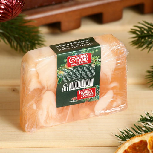 Мыло СПА - уход для бани и сауны С легким паром имбирный пряник 80 гр - Банная забава фото 5