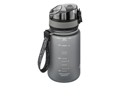 Бутылка для воды 350 мл 6,8*6,8*17 см "Style Matte" серая