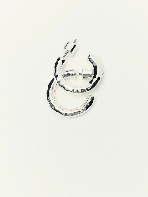 Серьги-полукольца фактурные / Zarina  фото 2