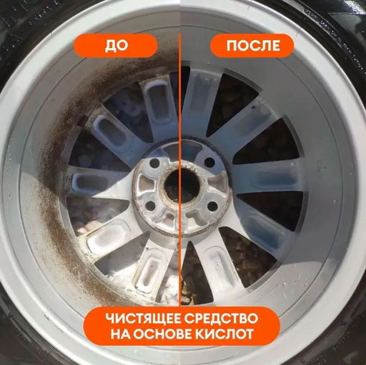 Средство для очистки колесных дисков Disk 600 мл - Grass фото 3