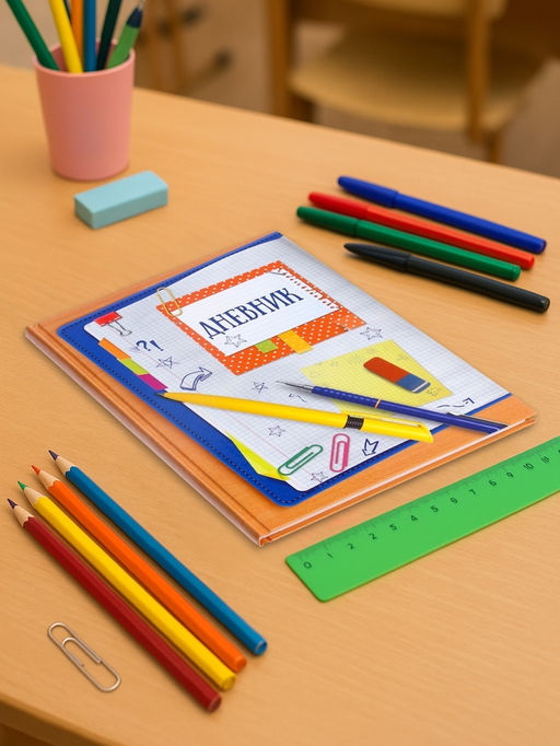 Дневник школьный для 1-11 классов, «Тетрадный лист», твёрдая обложка 7БЦ, глянцевая ламинация, 40 листов