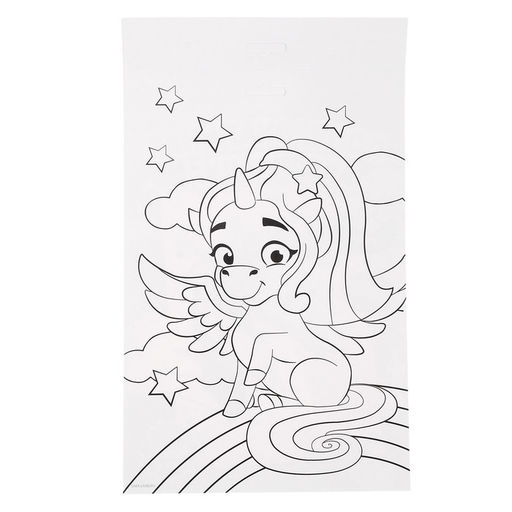 Набор для творчества: аппликация фигурами и аппликация пайетками «Единорог»