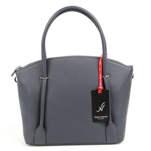 Женская кожаная сумка Sergio Valentini SV-SZ765/A НавиГрей  фото 2
