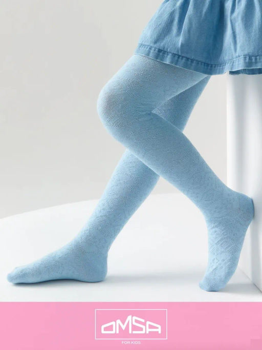 OMSA kids Collant 12A12-2 с жаккардовым рисунком - avorio фото 24