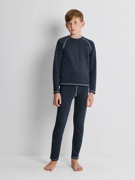 ACOOLA / Брюки детские Rigeler_Thermowear темно-синий термобелье фото 4