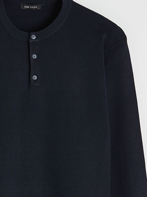 Bisiklet Yaka Erkek Triko Kazak