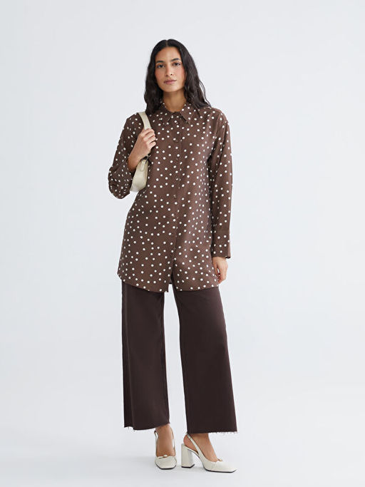 Puantiyeli Kad?n G?mlek Tunik