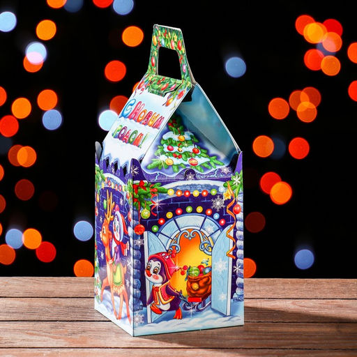 Цена за 5 шт. Подарочная коробка Сказочный замок 11 х 11 х 23,5 см - Simaland фото 3