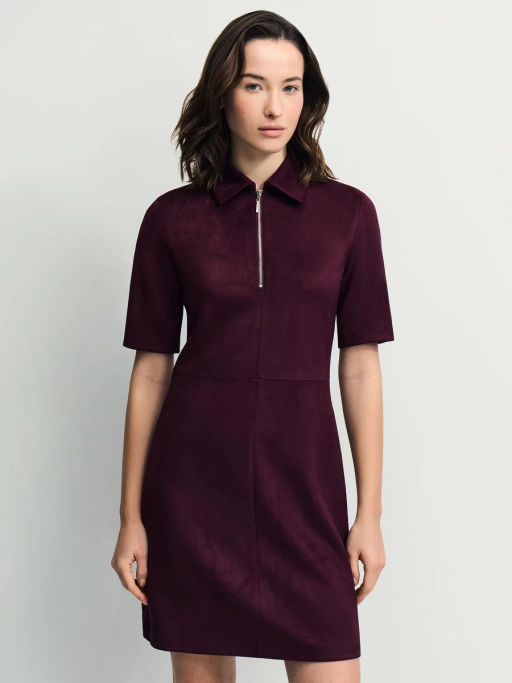 Платье мини из искусственной замши / Zarina