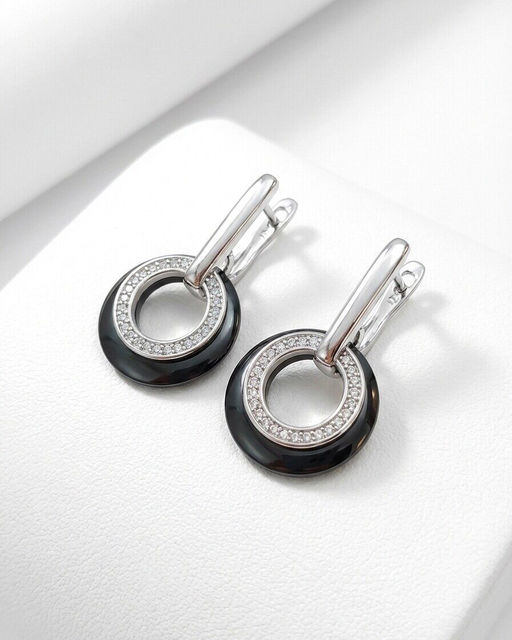 Серьги с керамикой