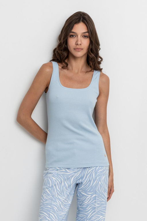 ЕВТ 3224/пыльный голубой майка жен - Very neat фото 2