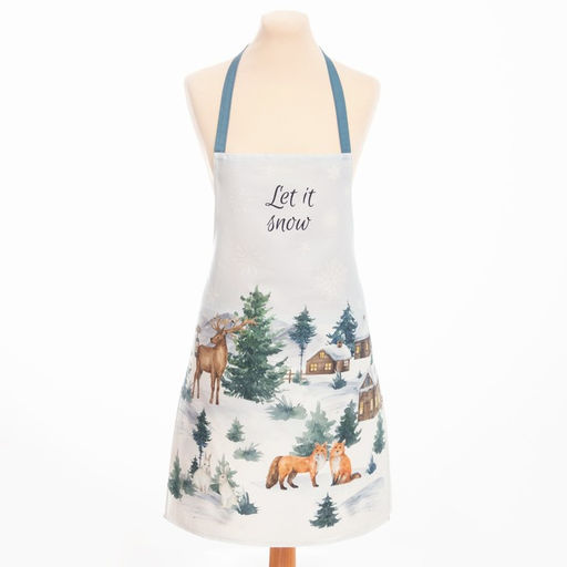 Фартук новогодний "Этель" Forest animals 60х70 см, 100% хл, саржа 190 г/м²