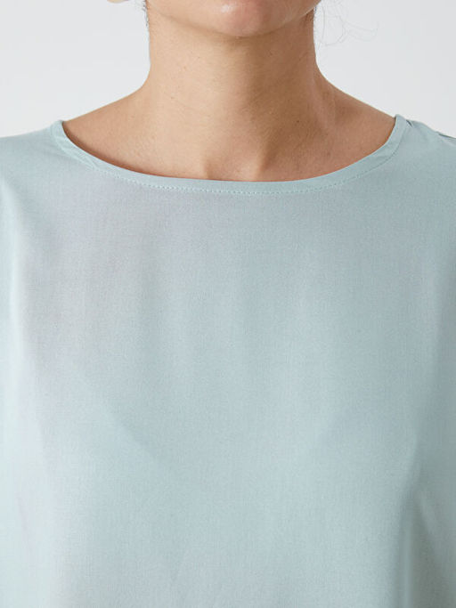 Bisiklet Yaka Kad?n Bluz