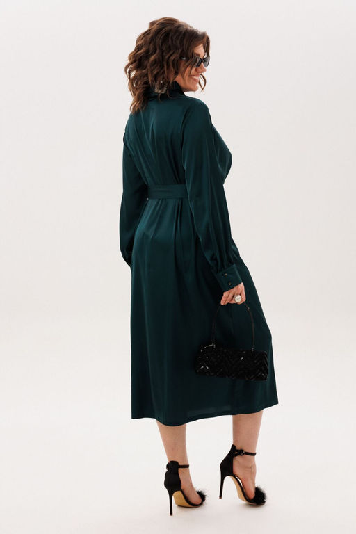 Платье ANELLI 1832 глубоководный зеленый  фото 9