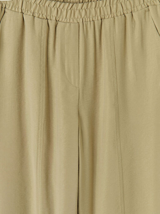 Beli Lastikli Modal Kar???ml? Kad?n Pantolon