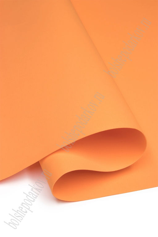 Фоамиран 1 мм, Китай 60*70 см (10 листов) SF-5822, оранжевый №1079 - Больше подарков фото 2