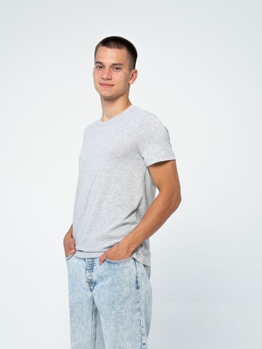 Футболка муж.арт.361-7,серая - Binita фото 4