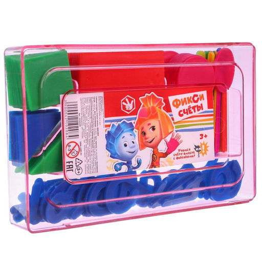 Счётный материал «Учимся считать», 130 элементов в наборе, Фиксики, МИКС