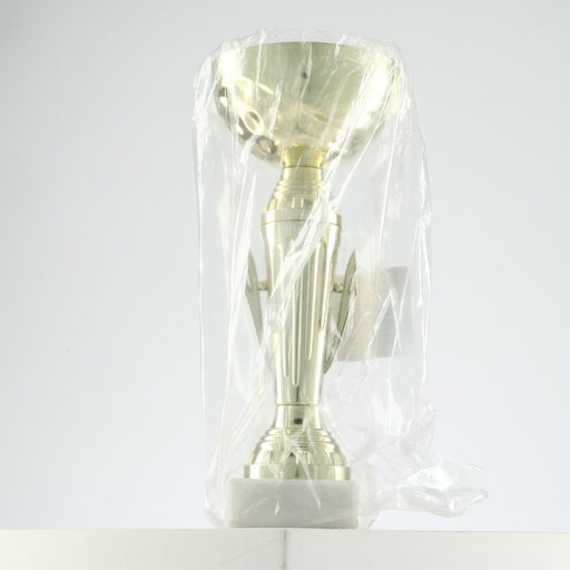 Кубок 107, наградная фигура, золото, подставка камень, 19 см