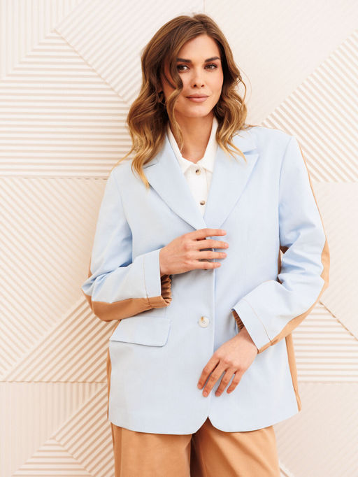 Костюм Gizart 5368 голубой+ мокко мусс  фото 17