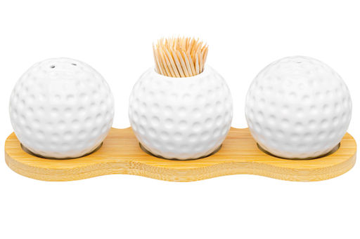 Вазочка под зубочистки + набор для специй 2 пр. 19,5*7*6 см 75 мл Сфера на деревянной подставке - Elan gallery фото 12