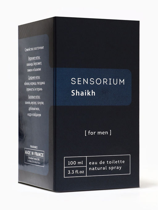 Туалетная вода мужская Sensorium Shaikh, 100 мл