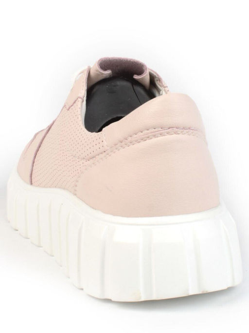 05-PDA97-2 PINK Кроссовки женские (натуральная кожа)