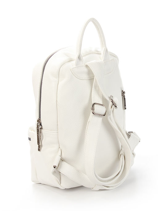LACCOMA рюкзак Скарлет-Н2005-белый эко кожа хлопок
