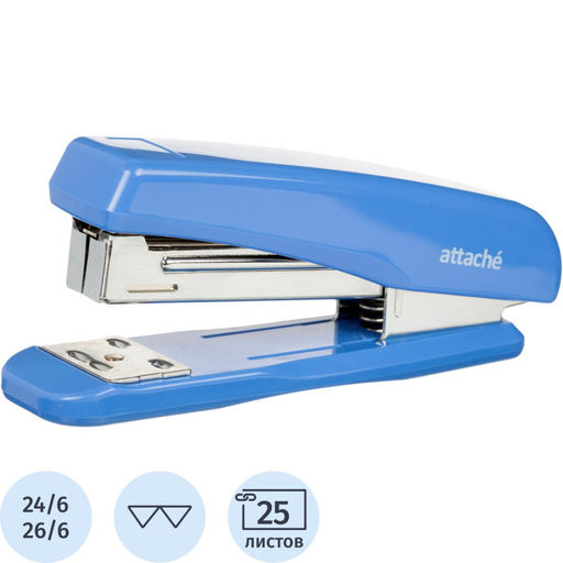 Степлер ATTACHE 8215 (N24/6&26/6) до 25 лист. синий
