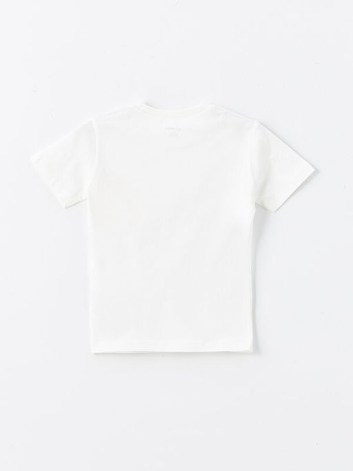 Bisiklet Yaka K?sa Kollu Bask?l? Erkek Bebek Ti??rt - Waikiki фото 2