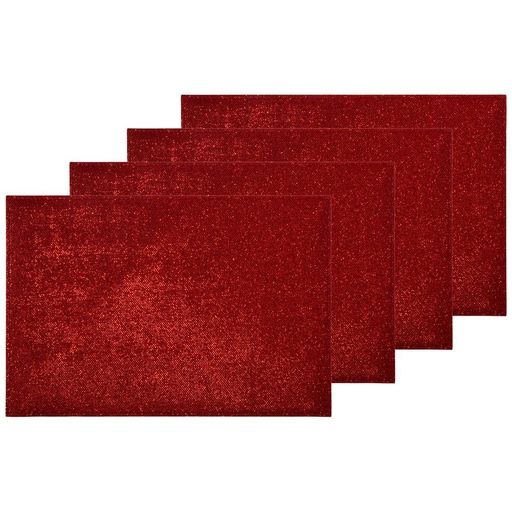 НАБОР ПОДСТАНОВОЧНЫХ САЛФЕТОК ФЕЕРИЯ РУБИН ДВУХСЛОЙНАЯ 42*29 СМ, 4 ШТ - Lefard фото 2