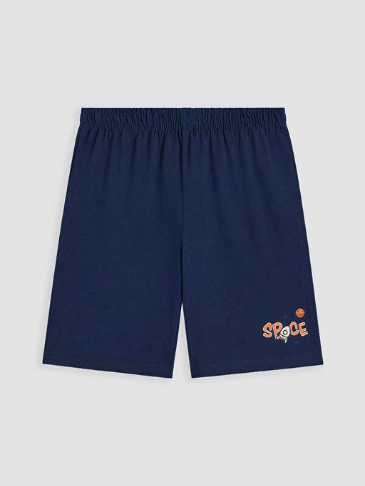 Bask?l? Erkek ?ocuk Pijama Alt? 2li