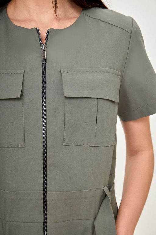 Платье ANELLI 1272 хвоя  фото 3