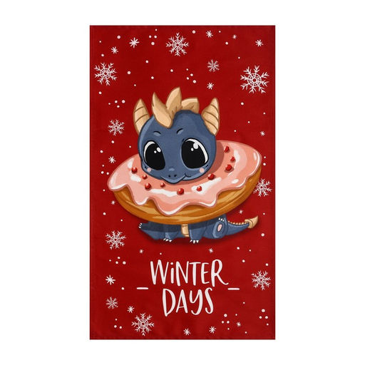 Полотенце Этель Winter days 40х73 см, 100% хлопок, саржа 190 г/м2  фото 2