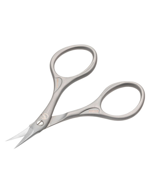 Frau Finger Ножницы маникюрные для ногтей изогнутые / Premium PS 22, матовые, ручная заточка, 9,2 см