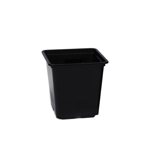 Цена за 24 шт. Горшок для рассады, 500 мл, 9×9×9.5 см, пластик, чёрный
