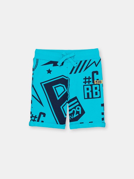 CRB wear/CSKB 70160-40-303 Шорты для мальчика, бирюзовый/Ex.Cherubino