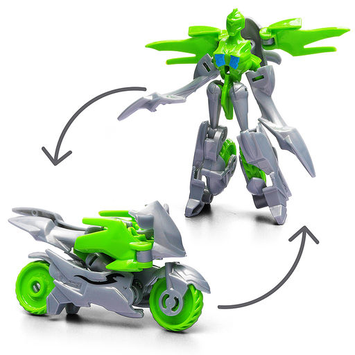 Робот трансформирующийся в мотоцикл, в пакете