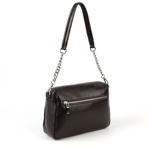 Женская кожаная сумка 1638-С Кофе - Cidirro фото 3