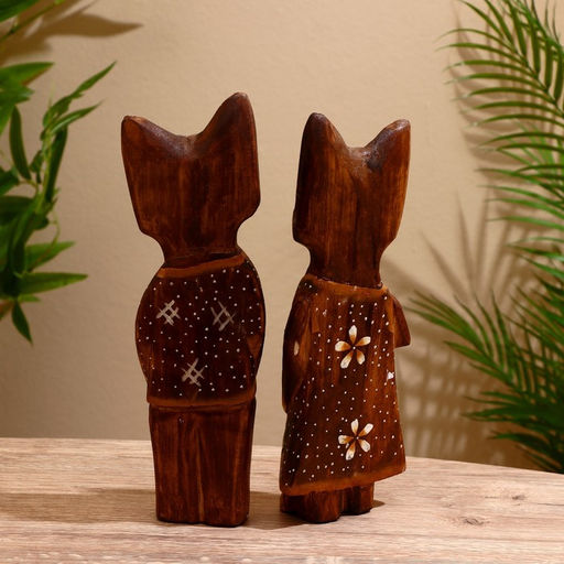 Сувенир «Парочка», 11×9×30 см, дерево