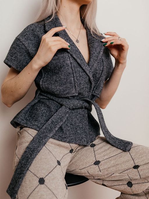 валяная шерсть жилет - Волтри фото 3