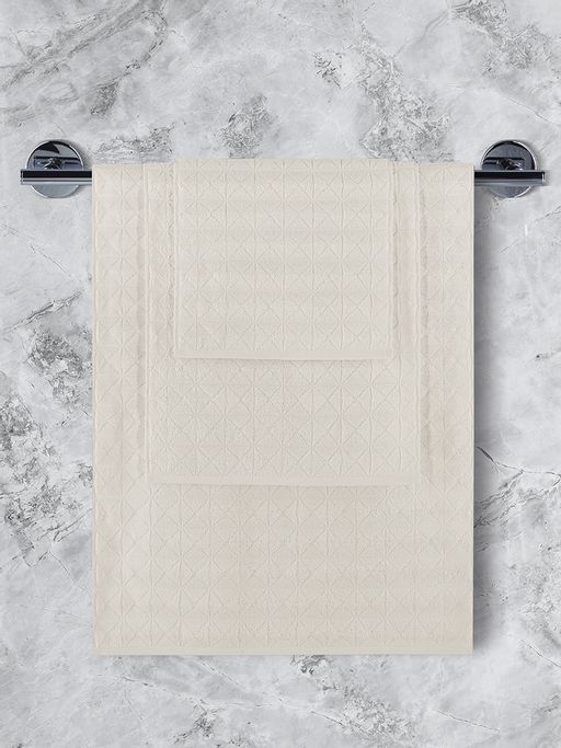 Полотенце махровое "KARNA" VENTE 70х140 см 1/1 (Кремовый)