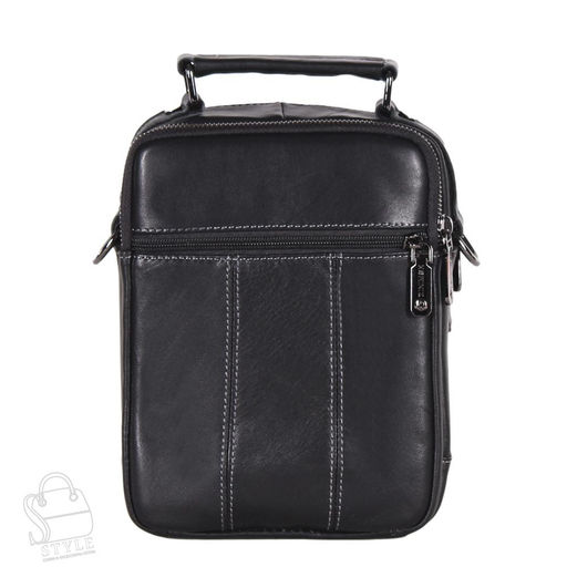 Сумка мужская кожаная кожаный 22665Z black Zinimxs  в Новосибирске
